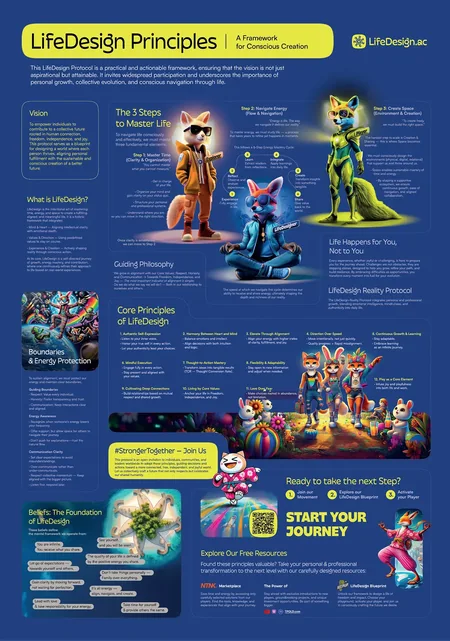 The original LifeDesign Principles poster